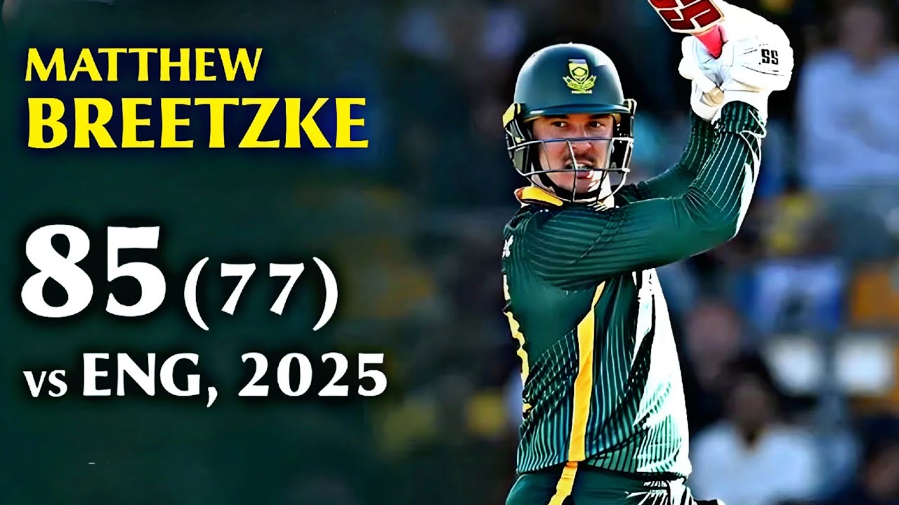 Matthew Breetzke 85(77) vs England | 2nd ODI 2025 Lord's | Extended Highlights | HD