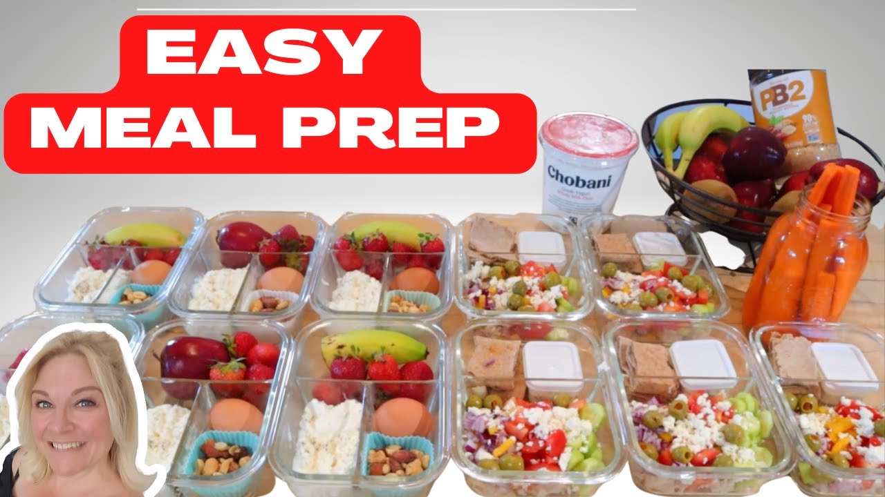 NO-HEAT MEAL PREP | PROTEIN BREAKFAST BENTOS | GREEK CHICKEN PITA BENTOS | EASY MEAL PREP | IP EGGS