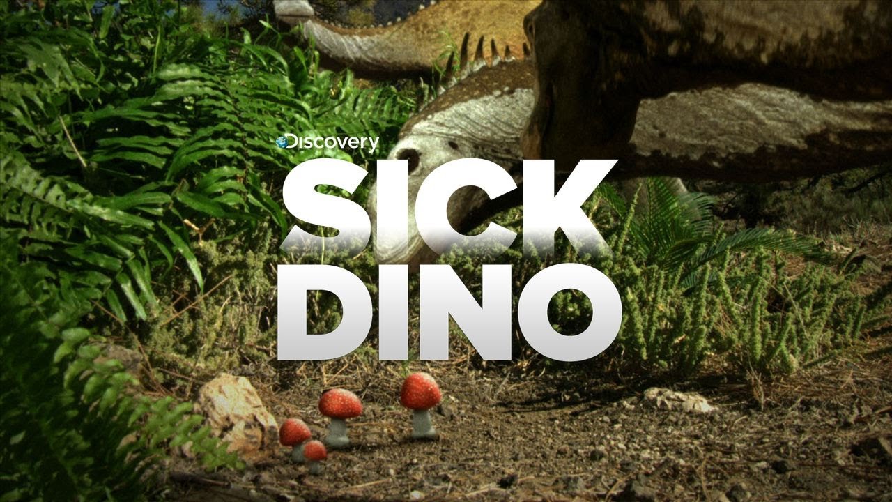 Dinosaur Eats Poison Mushrooms!