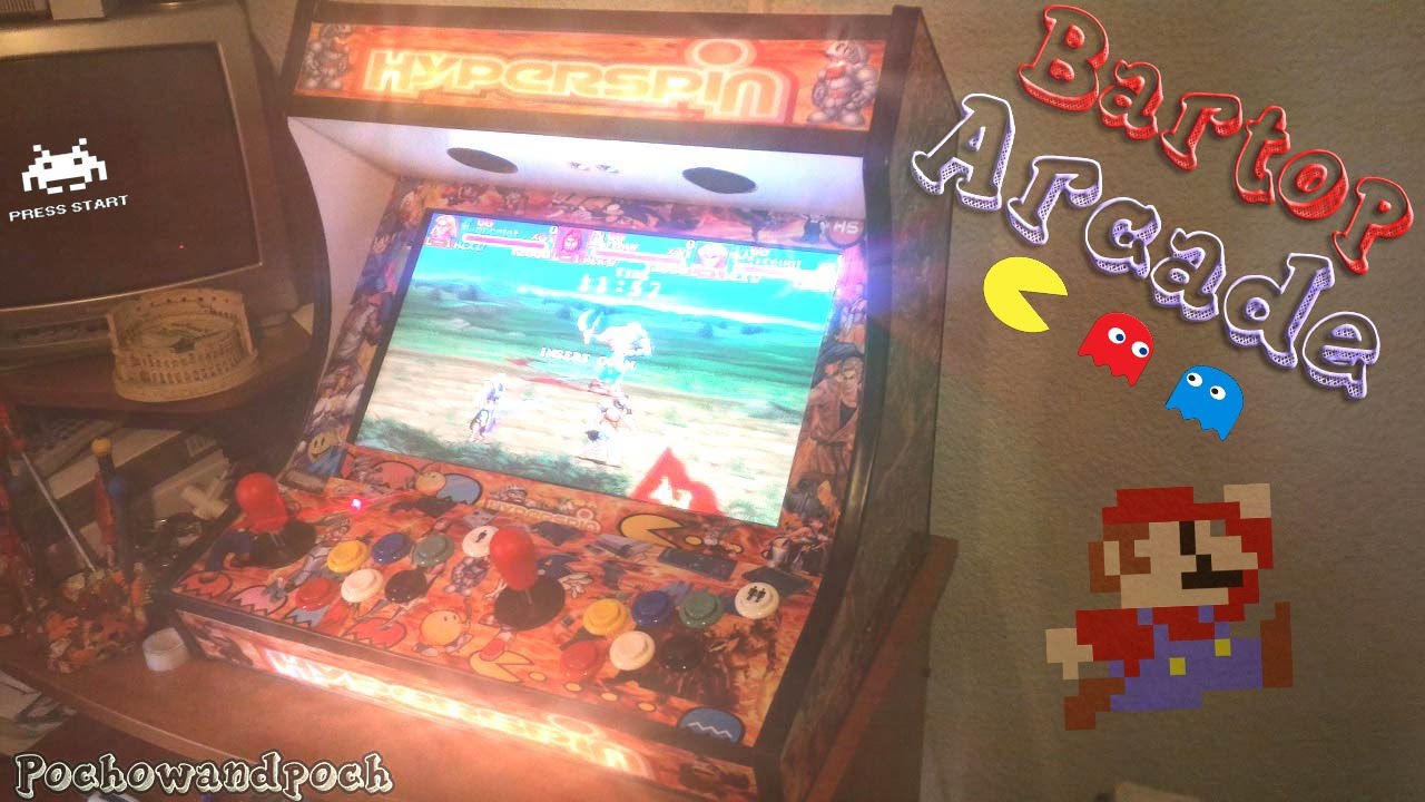 BARTOP ARCADE (Diseño Hyperspin)