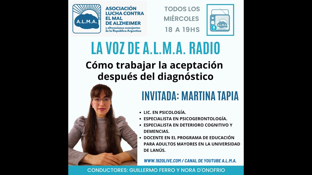 LA VOZ DE ALMA RADIO, Programa 14. 4° temporada. 20/08/25