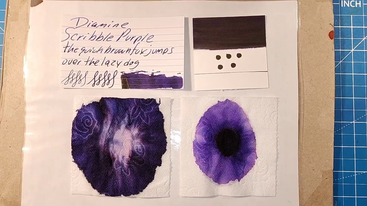 Diamine Scribble Purple