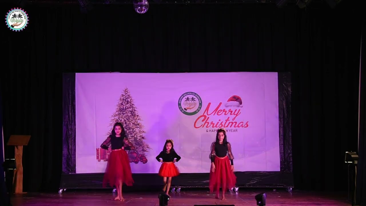 OXMAS CHRISTMAS NEW YEAR PROGRAMME JAN 2026 GROUP DANCE BY JANVI,ISHANI,THANVI