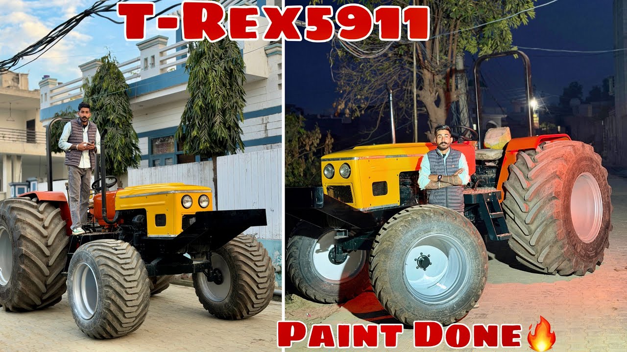 T-Rex5911 A Gaya Ghar 🔥🦖| Paint Done Ghant Lagda Pura 🔥🦖| Lucky Goldsmith