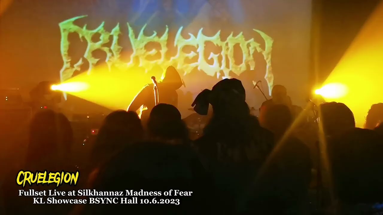 CrueLegion Full Set Live at  Silkhannaz Madness of Fear KL Showcase BSYNC Hall 10.6.2023