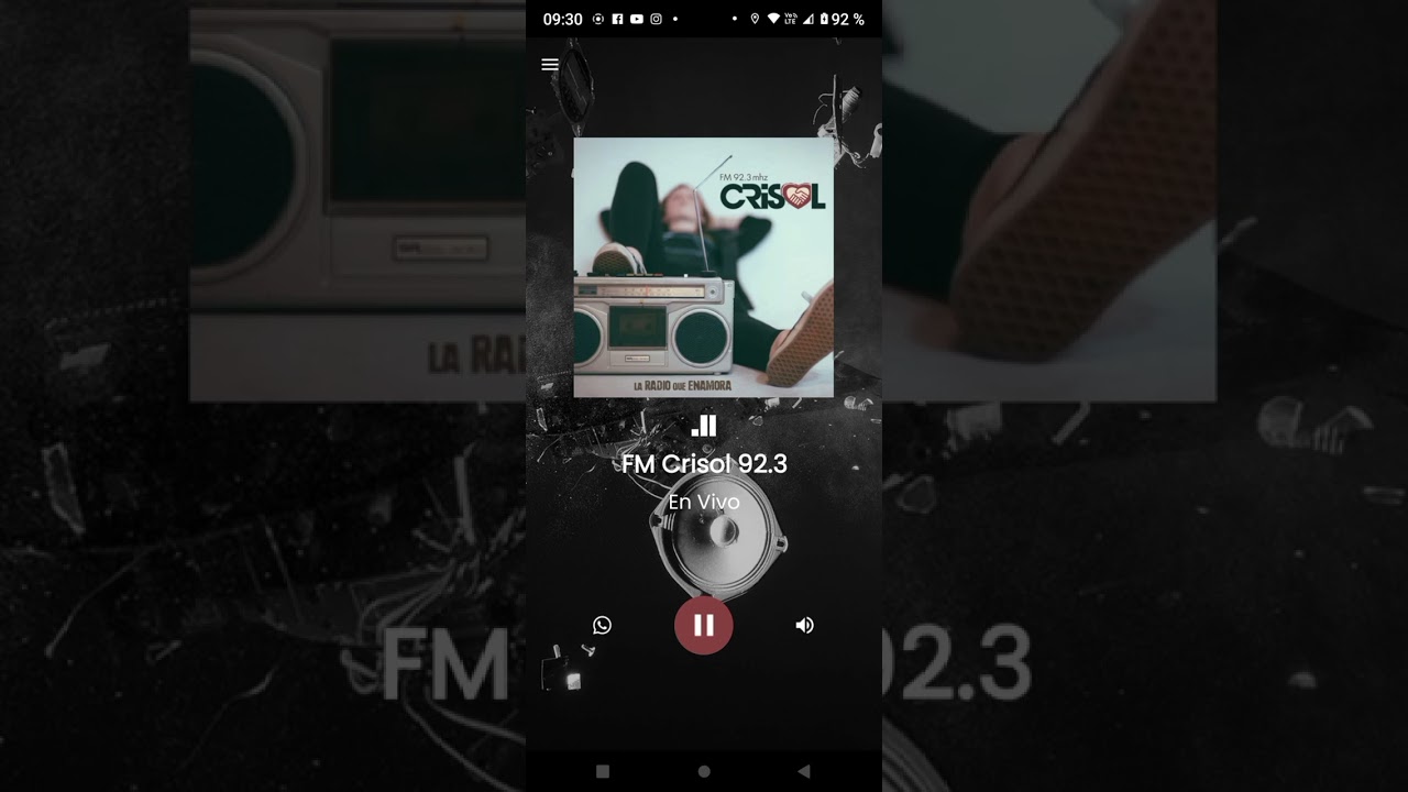 Radio FM Crisol 92.3 en Arriba tu ma&ntilde;ana de @mariaboccalandro3175 ❤️