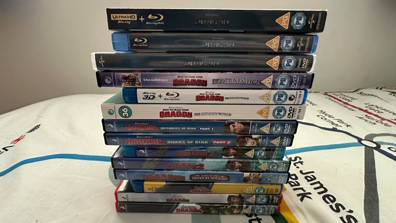 My How to train your dragon UK DVD & Blu-ray Collection