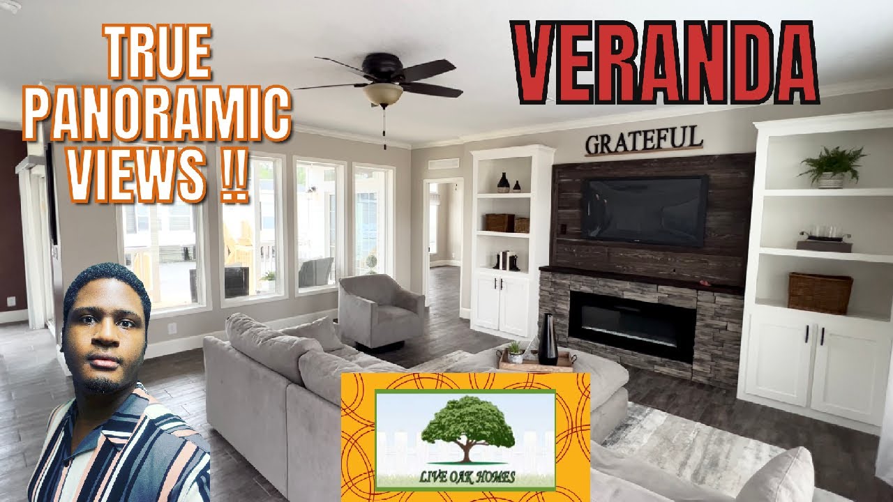 VERANDA BY LIVE OAK HOMES -TRUE PANORAMIC VEIWS !! 3 BED 2 BATH MOBILE HOME TOUR | DMHC |