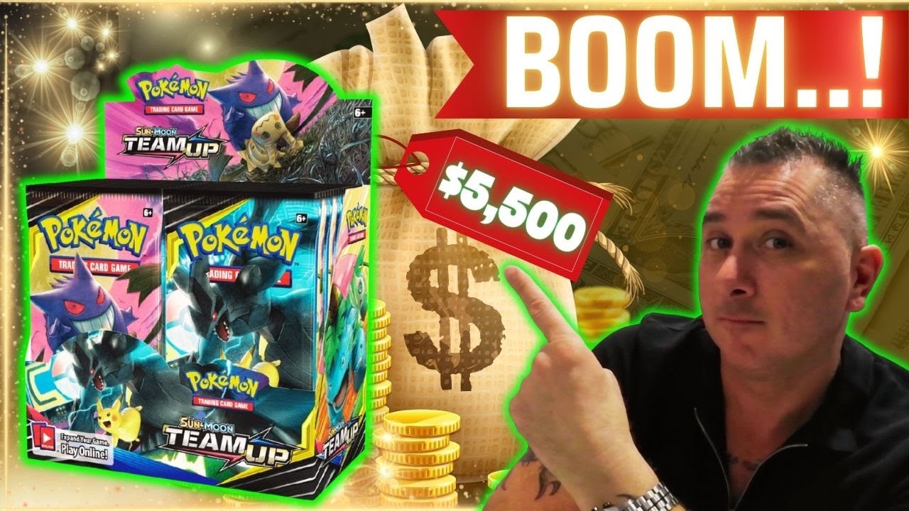 SUN & Moon, TEAM UP Booster Boxes EXPLODE in Price, Pokemon Investing (Collecting)