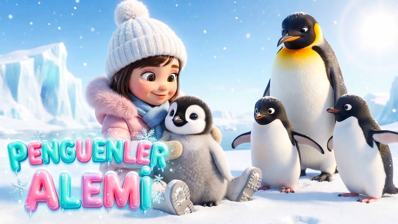 🐧❄️Penguenleri Tanıyalım! | Okul &Ouml;ncesi & İlkokul İ&ccedil;in Eğitici Mini Belgesel🐧