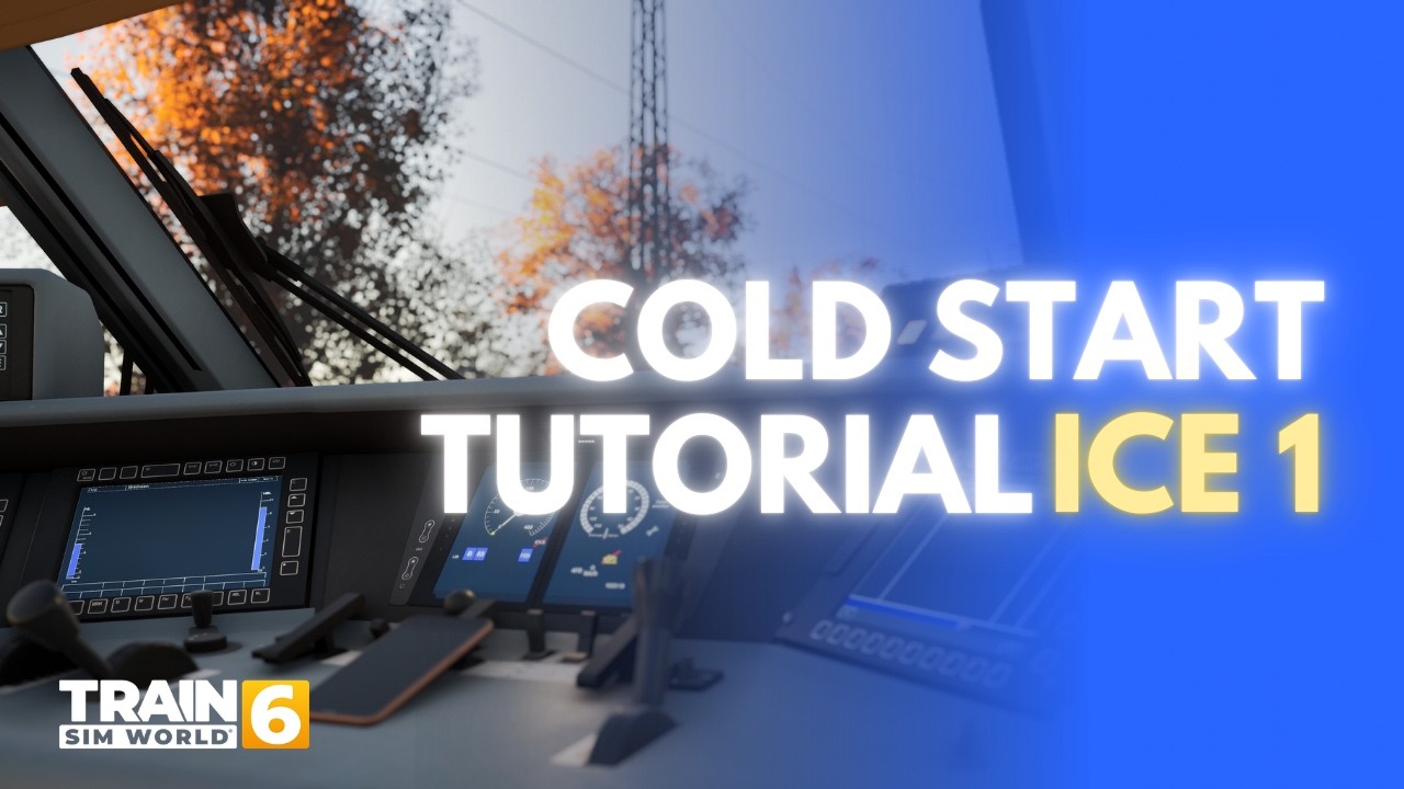 Train Sim World 5: Cold Starting the ICE 1 (2025 Tutorial) |  Vanilla & Modded EP | 4K@60fps