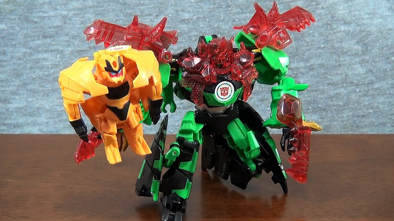 【スーパーダイノボット】ボルケーノ＆グリムロック火山アーマー！【両モードでクロスアップ】TRANSFORMERS R.I.D.2016 season2 