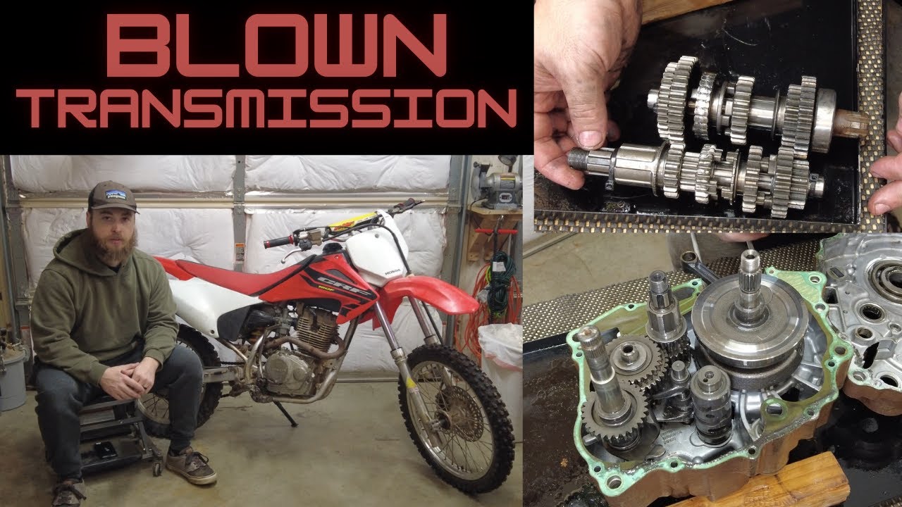 Honda CRF 150 2004 года выпуска. Потеряна 3-я передача! (Полная разборка двигателя)