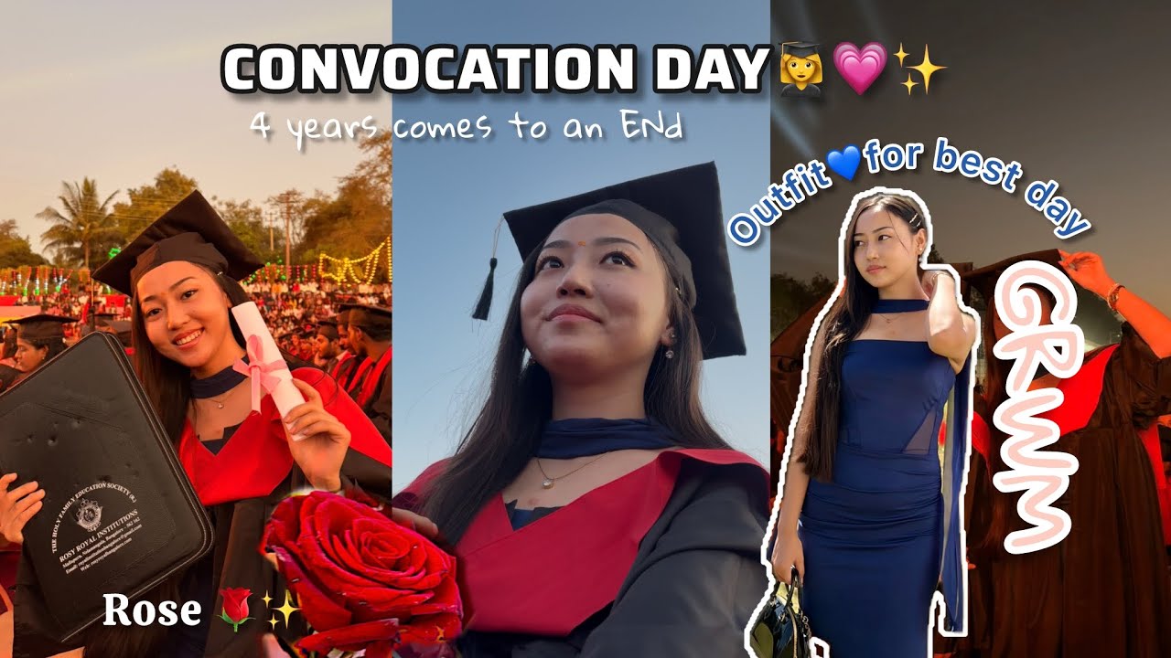 Graduation DAY 👩‍🎓✨|| GRWM🎀|| Dj Night 🌟🥳|| 