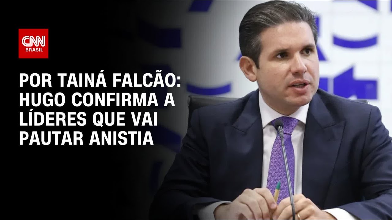 Hugo Motta confirma a líderes que vai pautar anistia | BASTIDORES CNN