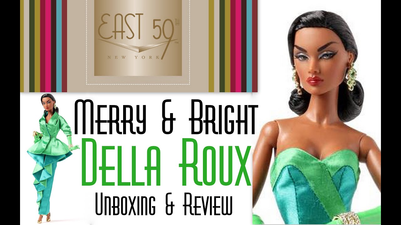 👑 Edmond's Collectible World 🌎: Integrity Toys Merry & Bright Della Roux East 59th Doll Review