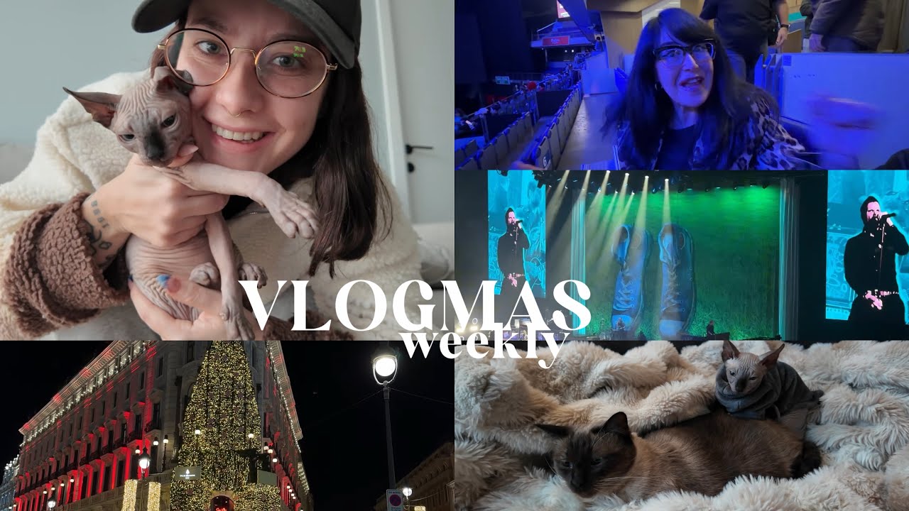 VLOGMAS | presentaciones oficiales, planes navideños y vemos a Dani Martín 😻🎄🎶