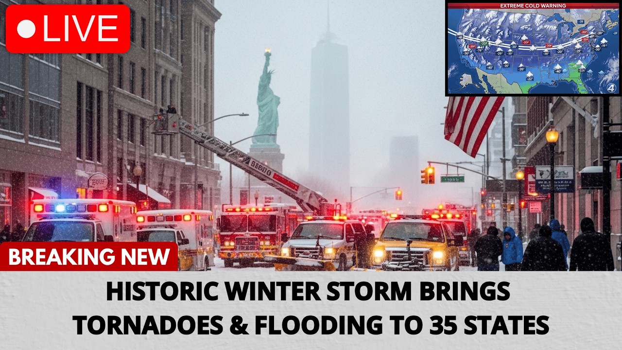 MAJOR STORM ALERT: 200 Million Americans at Risk | Tornadoes, Flooding & Heavy Rain Feb 14-17, 2026