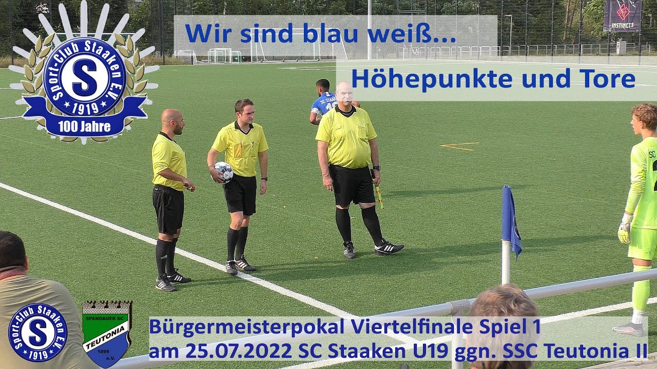 Spandauer Bürgermeisterpokal Staaken U19 vs Teutonia II