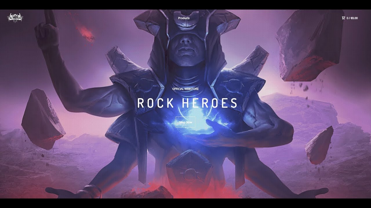 Rock Heroes - W. T. H. (Feat. Chris Wiseman of Shadow Of Intent) (OFFICIAL LYRIC VIDEO)
