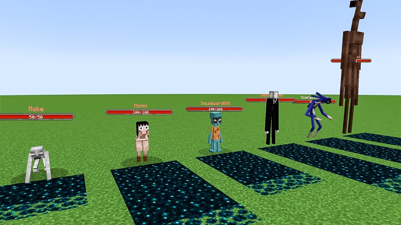 which CREEPYPASTA mobs will generate more sculk in minecraft? - SIRENHEAD, SLENDERMAN, MOMO