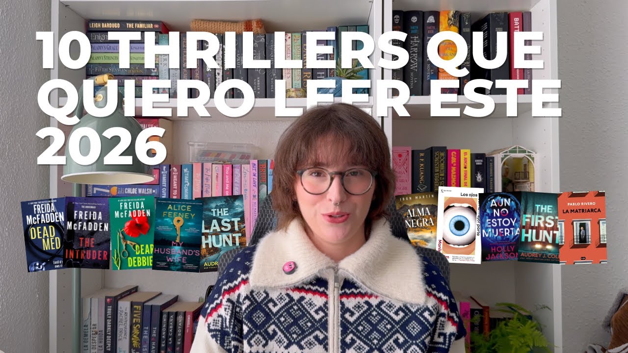 10 thrillers que me gustaría leer en 2026🫆  #thrillerbooks