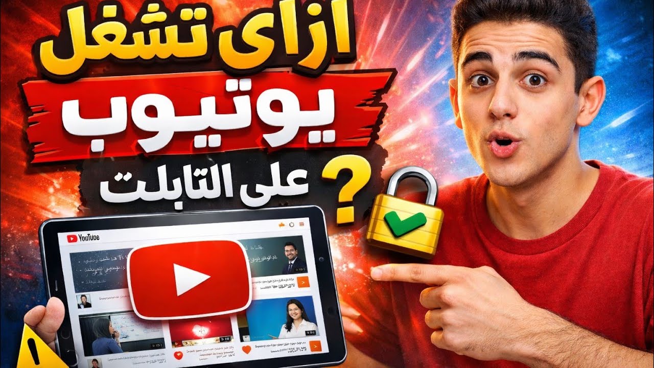 ازاي تشغل يوتيوب👆على التابلت من غير ما تشيل المفتاح 🔑 تابلت A9 +5g