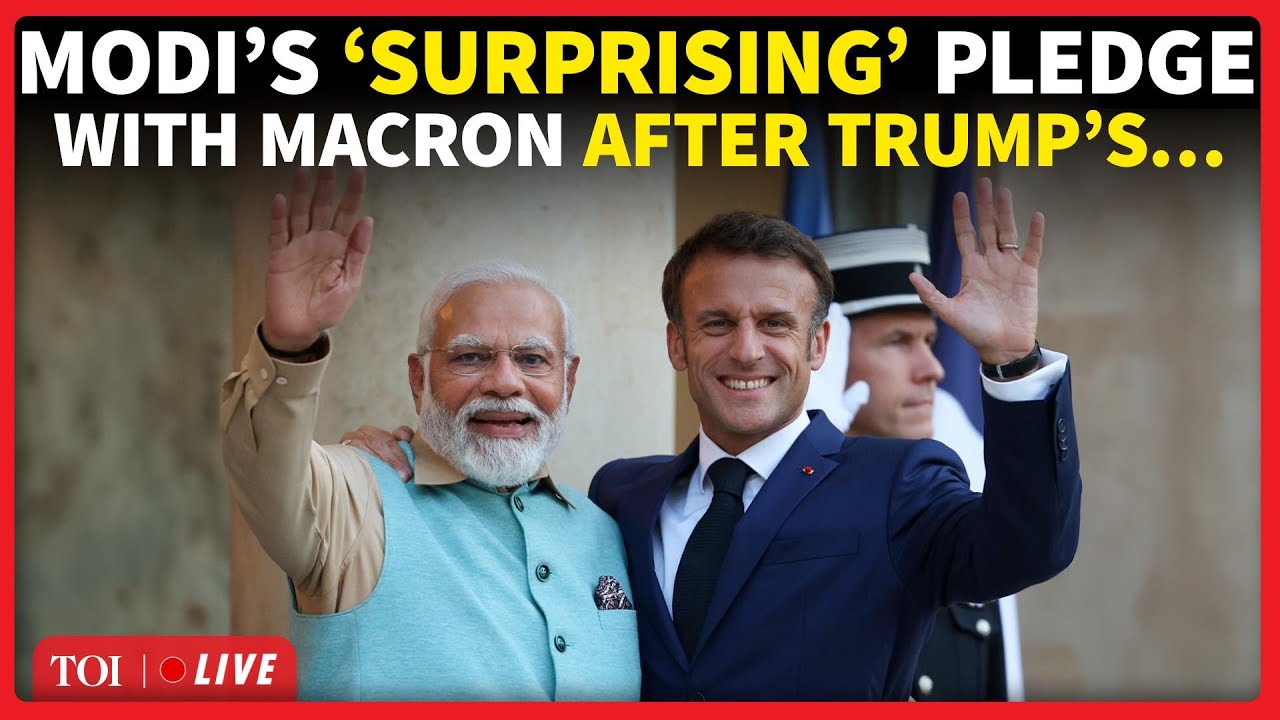 LIVE | Modi&rsquo;s &lsquo;Shock&rsquo; Promise Alongside Macron After Trump&rsquo;s Big Move | India-France Bilateral