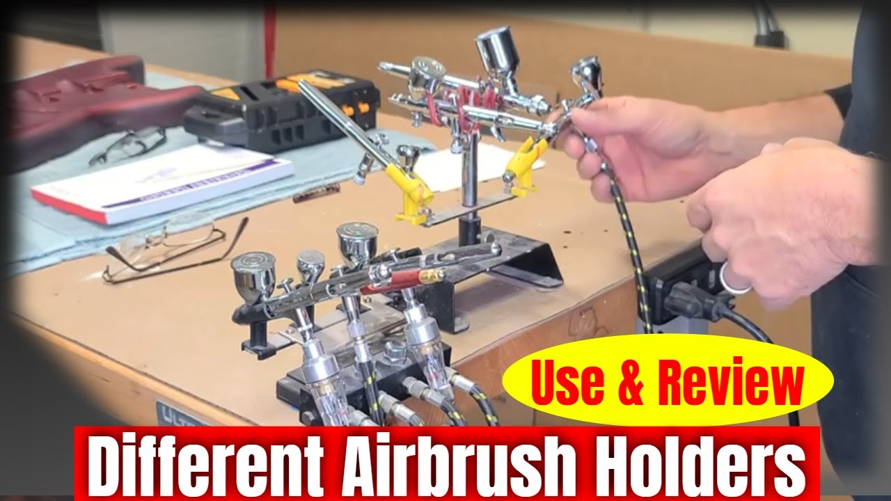 Different Airbrush Holders For Your Shop - Use and Review