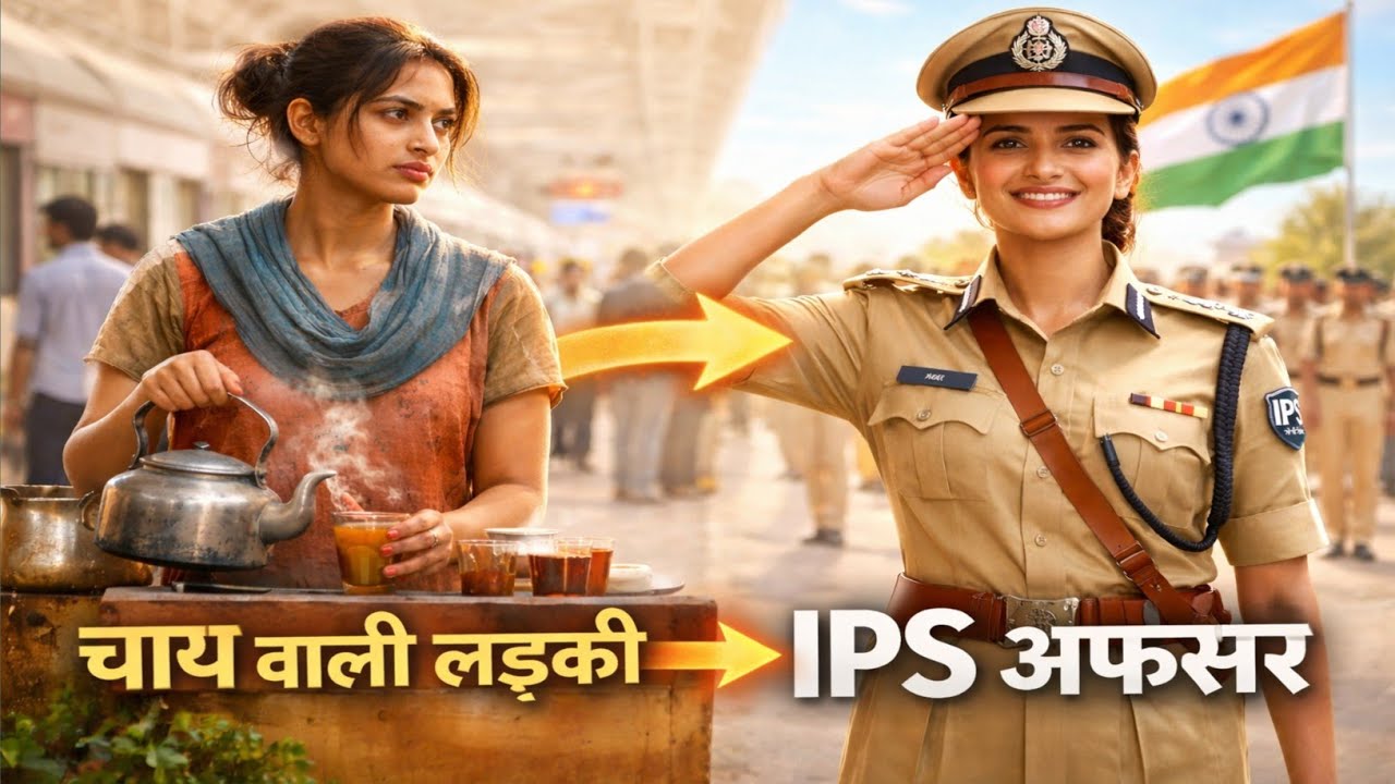 रेलवे स्टेशन पर चाय बेचने वाली लड़की बनी IPS ऑफिसर | संघर्ष से सलाम तक की कहानी 