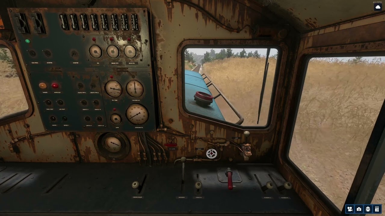 Derail Valley DM3 hauling 1311T from SM to HB [No commentary]