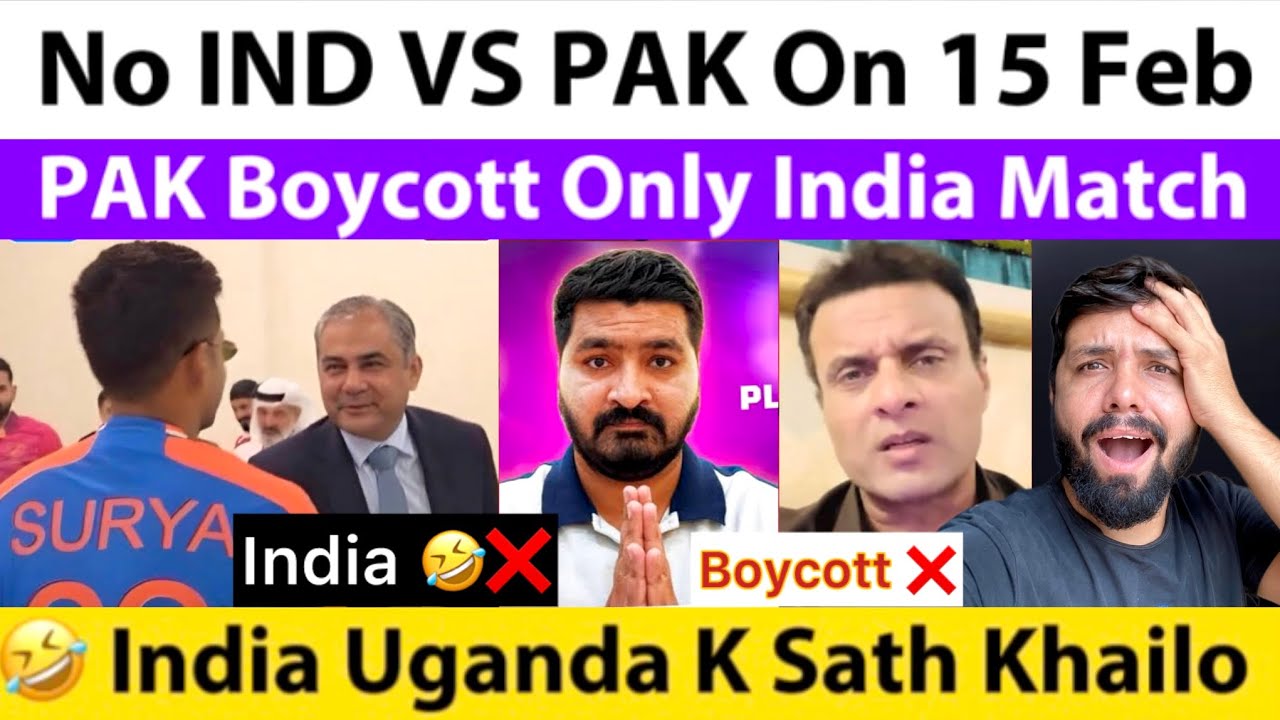 Big News : No India PAK Match On 15 February ❌ India Will Play With Uganda In T20 WC 2026 ?