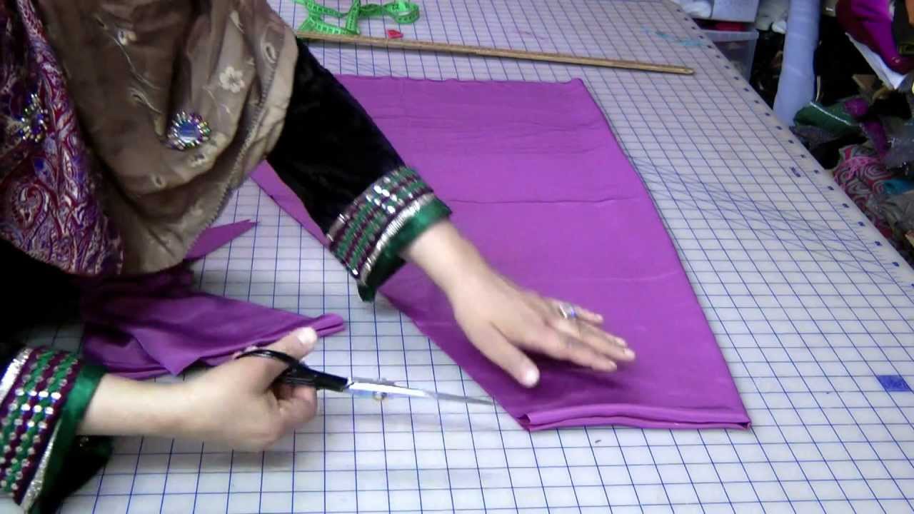 Simple Salwar Cutting