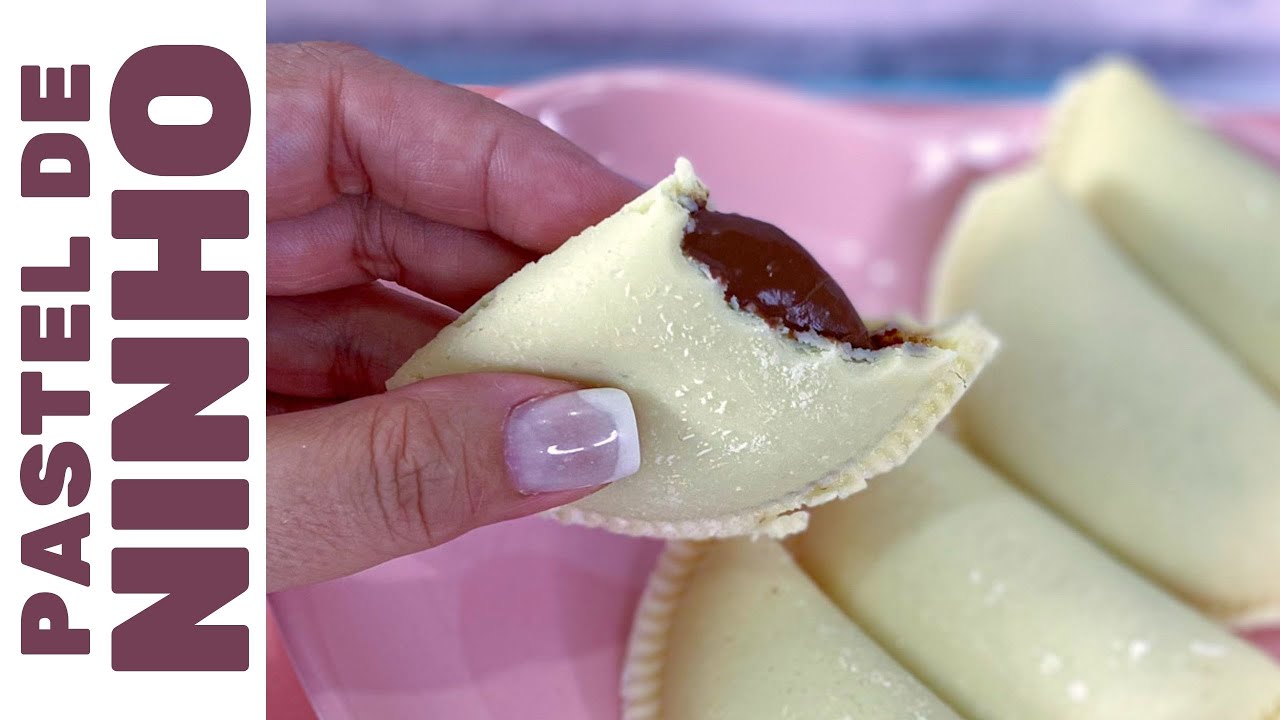 PASTEL DE NINHO COM NUTELLA | Não vai ao fogo! Fácil, Rápido e Vende Muito!