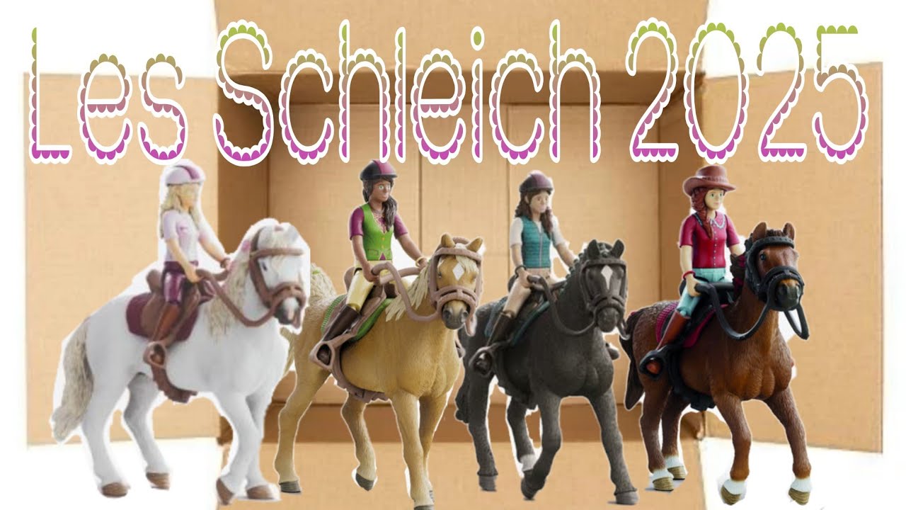 [Ouverture de colis] Ma commande Schleich : les 4 nouveaux packs 2025 sont trop beaux !