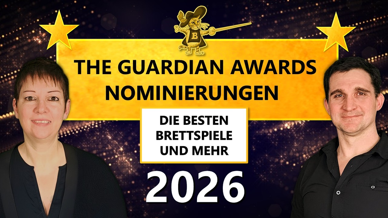 Die besten deutschen Brettspiele und mehr aus 2025 - Brettspiel Guardian Awards 2026 Nominierungen