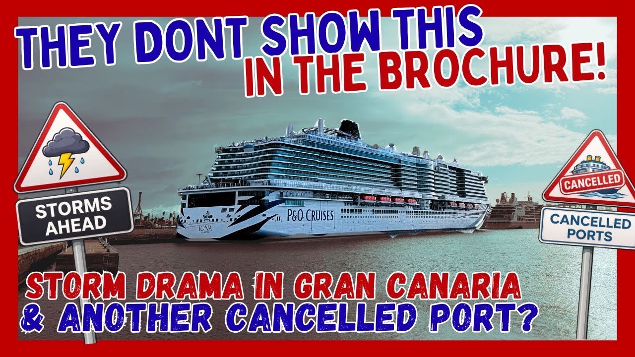 В брошюре этого не показывают! | Дождь на Гран-Канарии | Круиз P&O Iona «Банановый круиз» продолж...