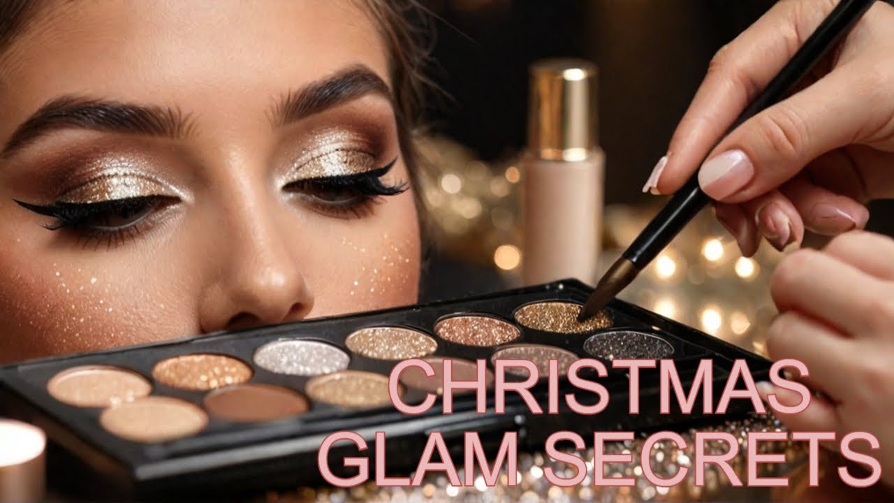 What's the Secret to a STUNNING CHRISTMAS MAKEUP Glam Look? #makeuptutorial #makeuplover #makeuplook