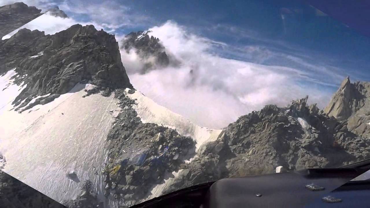 Sorvolo catena del Monte Bianco