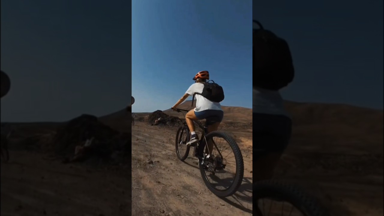 Bike Ride on Fuerteventura 🇪🇸 #djiavata2 #travel #dronelovers #dronemountain #mtb #bikelover