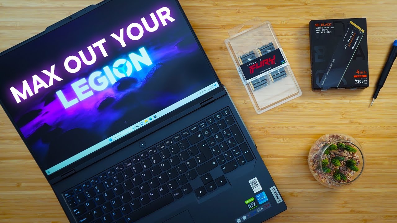 Обновление SSD и ОЗУ Legion Pro 5i (установка 64 ГБ DDR5 и 2 SSD по 4 ТБ)