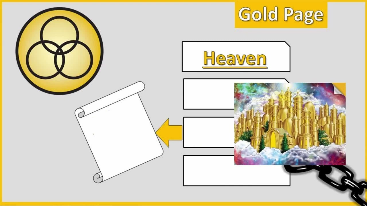 Wordless Book: Link into the gold Page