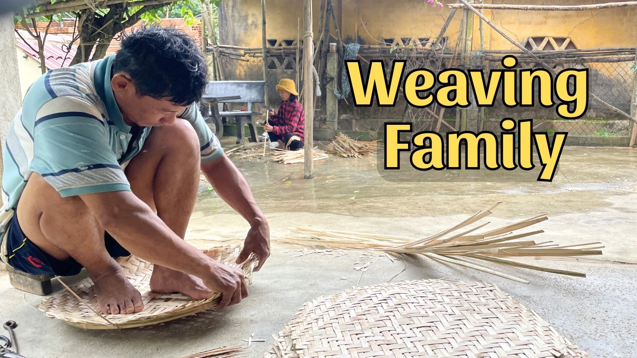 Bamboo Basket Weaving | Working With Me — Drizzly Morning