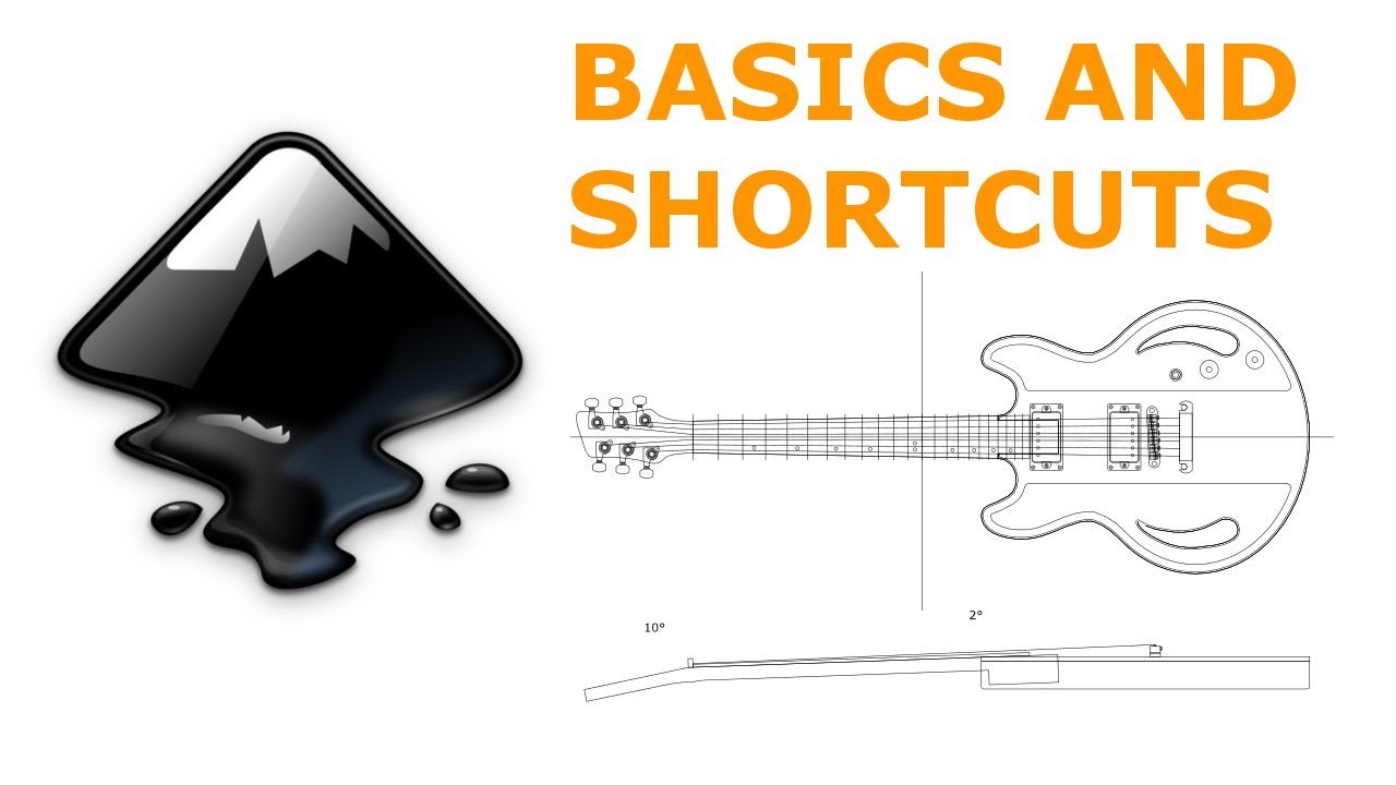 Inkscape for Guitar Design #1: Basics and Shortcuts