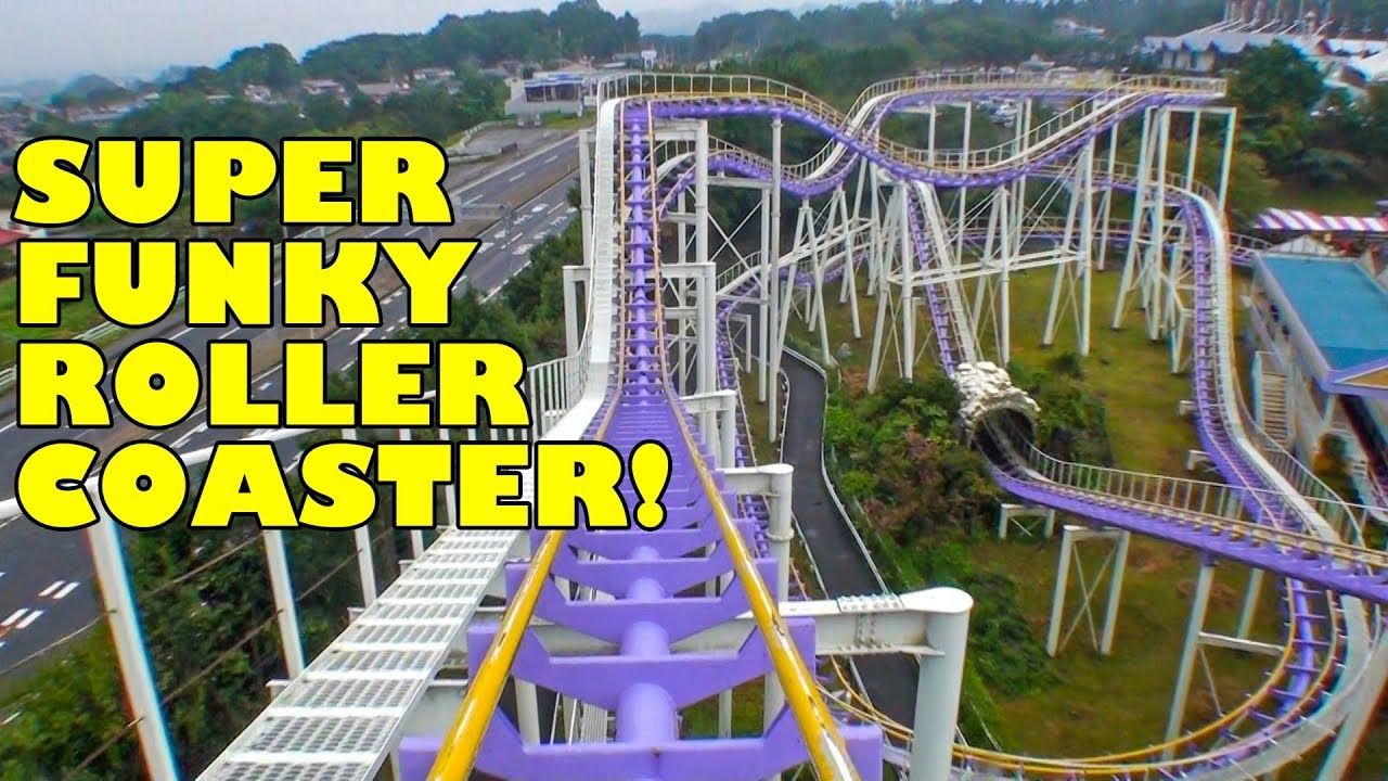 Funky Sketchy Roller Coaster - Jetcorster Discovery at Lina World in Japan