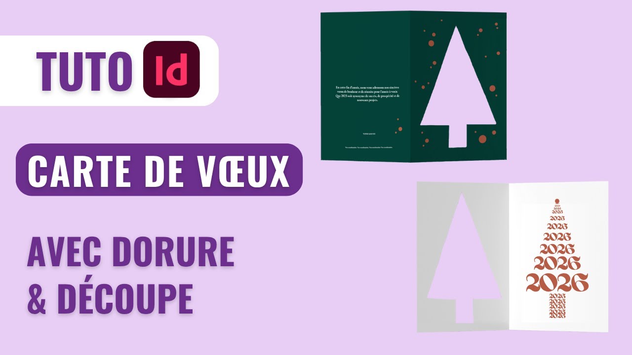 3 clés pour créer sa carte de vœux  I Tuto InDesign