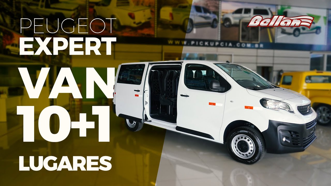 Peugeot Expert Van Passageiro 10+1 - CNH D - Bellan Ve&iacute;culos Especiais