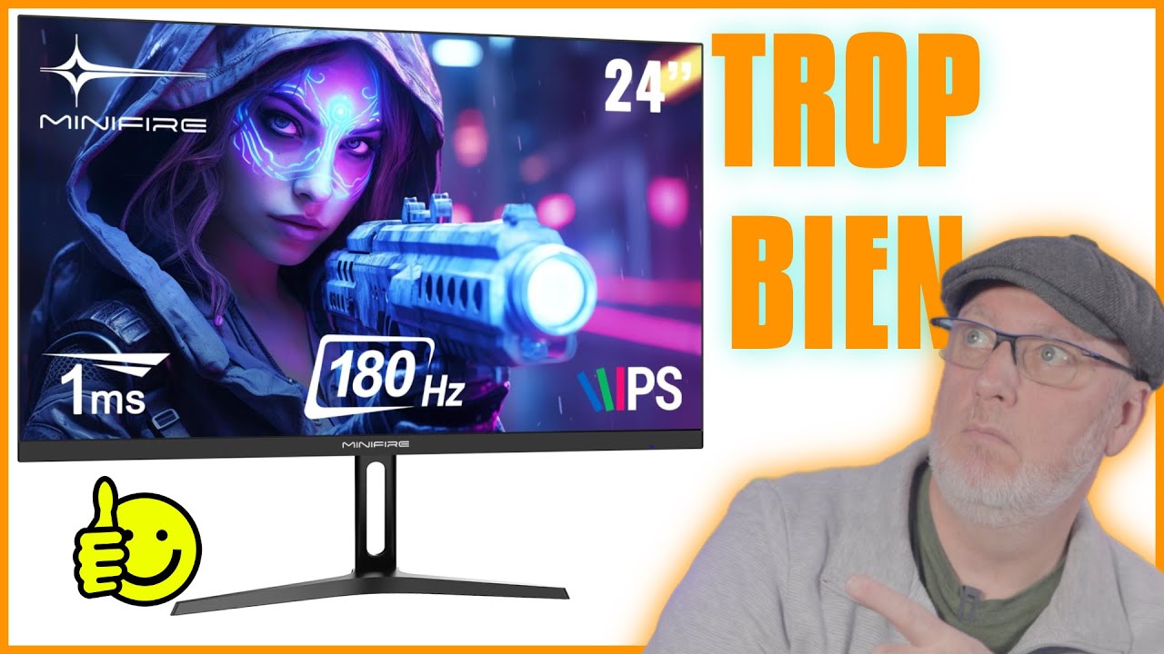 Moniteur GAMING Minifire 24 POUCES, Un SUPER Rapport Qualité Prix !