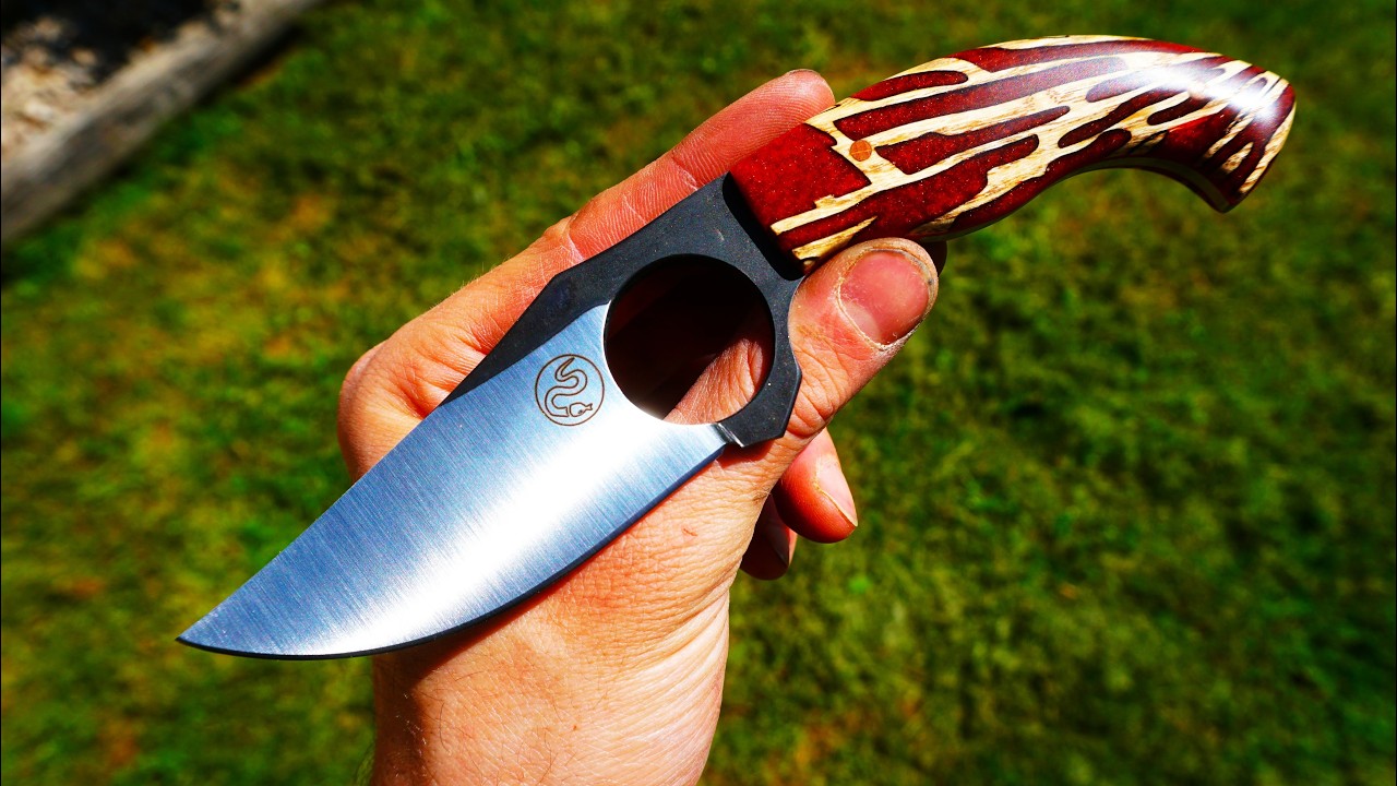 Fabrication d'un couteau de cou - Making a neck knife !