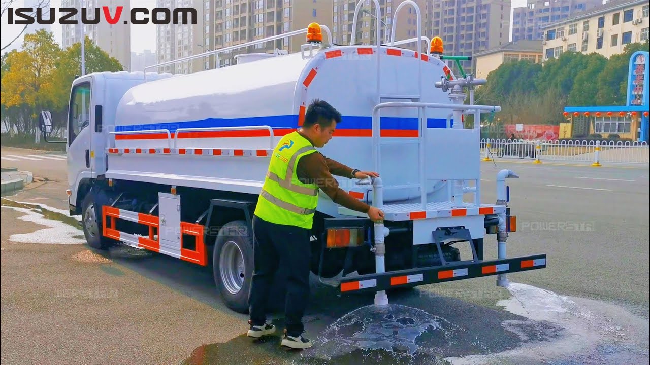 ISUZU 7CBM Water Tank Truck, www.isuzuv.com